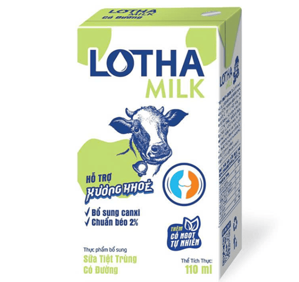 Sữa Tiệt Trùng có đường LTM 110ml 1